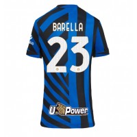 Fotbalové Dres Inter Milan Nicolo Barella #23 Dámské Domácí 2024-25 Krátký Rukáv